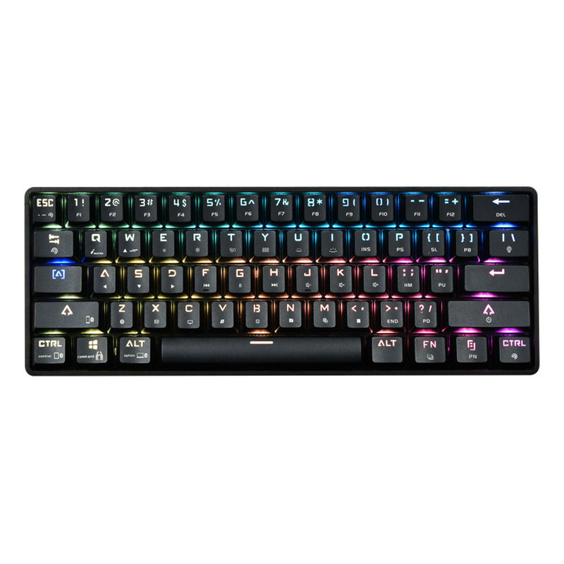 Wireless Bluetooth Mechanical Keyboard with Colorful PBT Keycaps