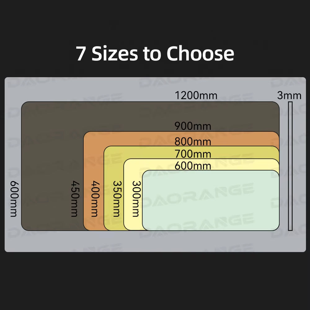 Wool Felt Multi-Size Mouse Pad and Desk Protector - Non-Slip Mat for Office and Gaming Accessories