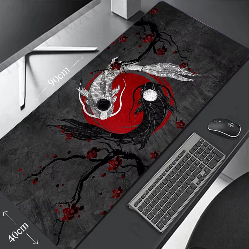 XXL Lock Edge Mousepad - 40x90cm Large Gaming Desk Mat for Keyboard and Mouse, Ideal Gift for Gamers