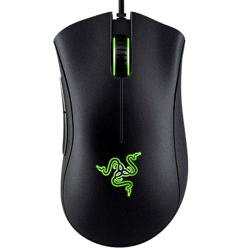 DeathAdder Essential Wired Gaming Mouse with 6400 DPI Optical Sensor and 5 Programmable Buttons for PC Gamers