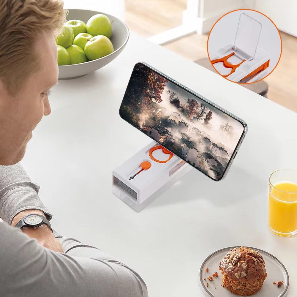 11-in-1 Comprehensive Computer Cleaning Kit with Bluetooth Earphone Cleaner, Keyboard Brush, Camera Brush, SIM Card Ejector, Keycap Puller, and Phone Holder