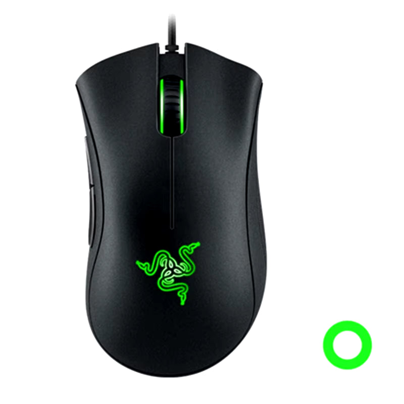 DeathAdder Essential Wired Gaming Mouse with 6400 DPI Optical Sensor and 5 Programmable Buttons for PC Gamers