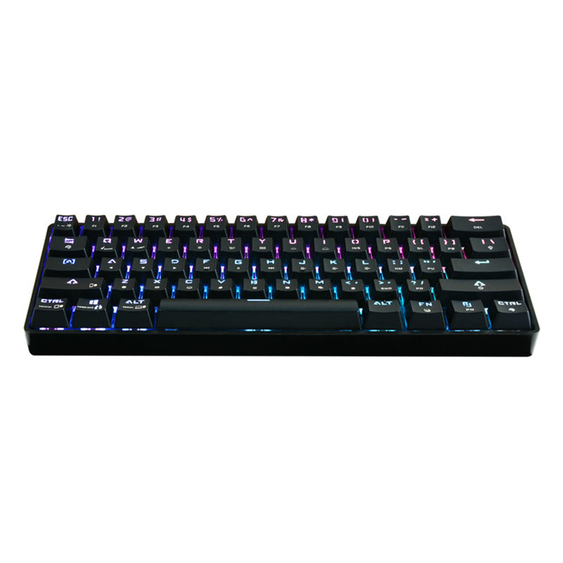 Wireless Bluetooth Mechanical Keyboard with Colorful PBT Keycaps