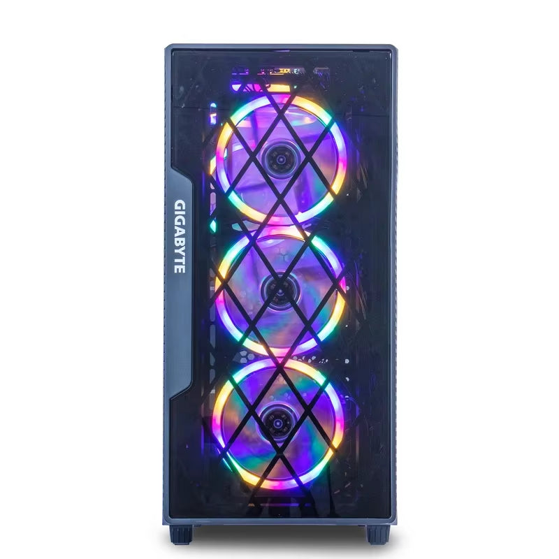 Custom Gaming PC with Ryzen 5 4500, RTX 3060, 500GB NVMe, Windows 10 Pro - Tailored Desktop Solution for Gamers