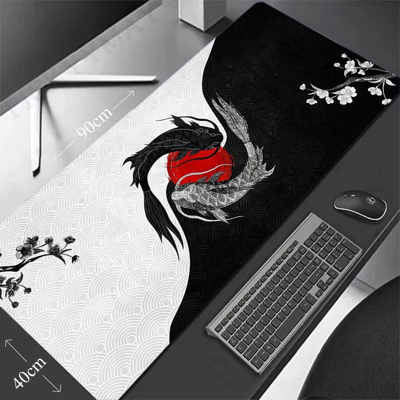 XXL Lock Edge Mousepad - 40x90cm Large Gaming Desk Mat for Keyboard and Mouse, Ideal Gift for Gamers